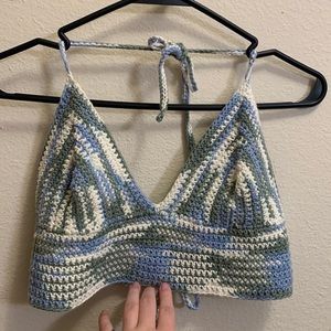 Handmade crochet halter top